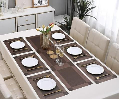 Anti-Skid Placemats for Kitchen Dining Table (Pack of 6)